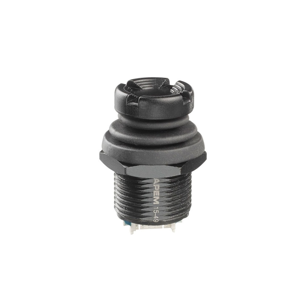 NVH1D1C1CP2S Switch Thumbstick Pushbutton Cstl Act 50mA Blk