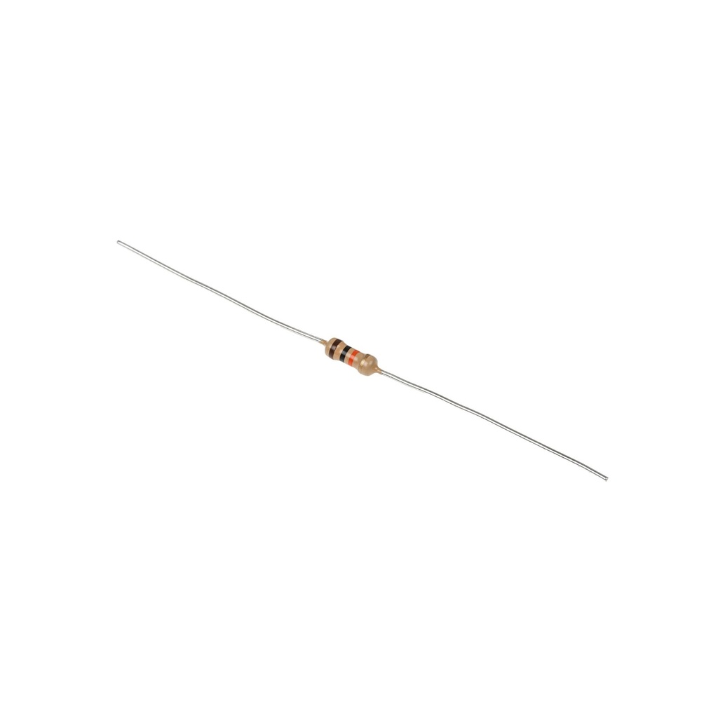 707-7745 Res 2.33x6.3mm Carbon Film 10K 5% 1/4W 250V