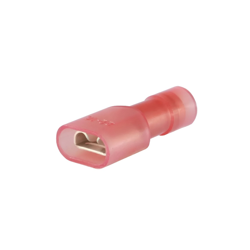 EFCC-15028-2 Female Pluggable Red Insulated Terminal 0.50-1.50mm² 20-16 AWG 19mm