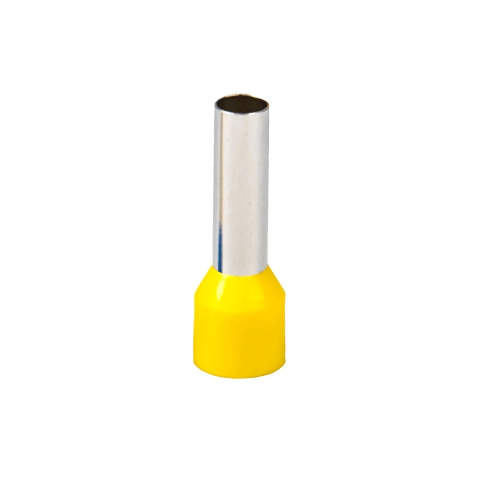 PD-6.00 Yellow Isolated Ferrule DIN46228/4 6mm² 10 AWG 20mm