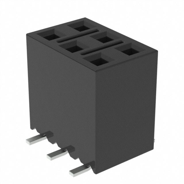 SSM-103-F-DV-BE-TR CONNECTOR 6POS ROHS