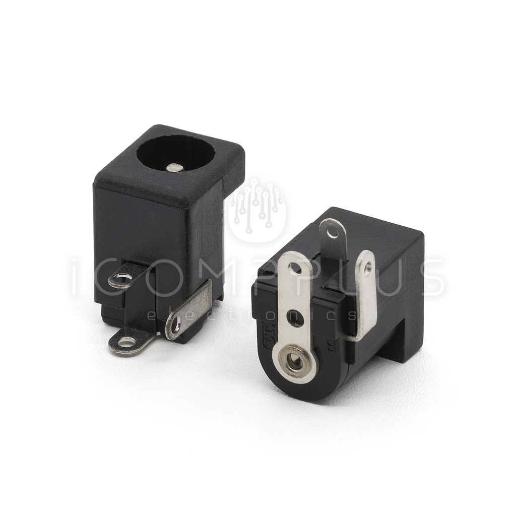 CON845JA Conector Jack de Alimentación hembra 6.3mm, montaje en PCB