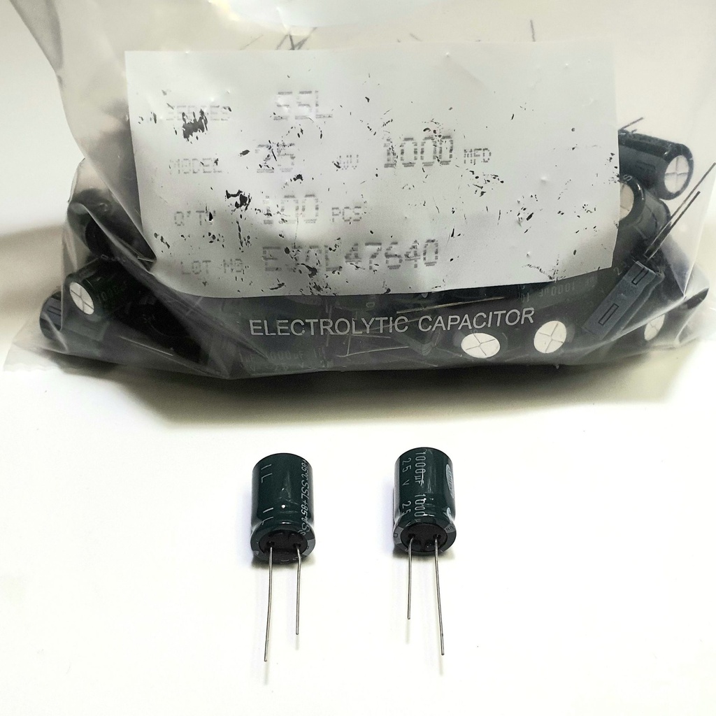 CESSL1E102M1321BB Condensador Electrolítico Radial 1000uF 25V