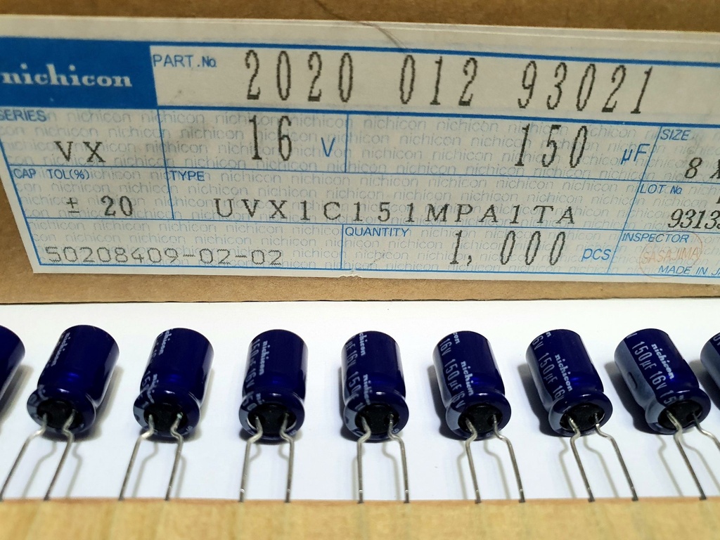 UVX1C151MPA1TA Condesador Electrolítico Radial 150uF 16V