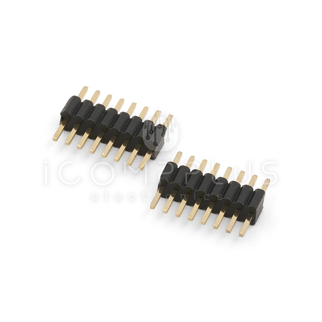 TIRP1X8R Tira de pines Macho 1x8 recto 8 pines