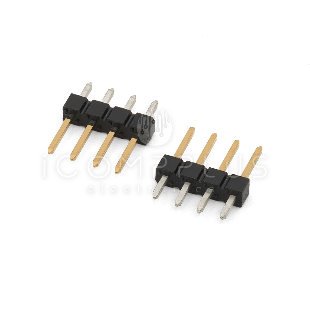 TIRP1X4R Tira de pines Macho 1x4 recto 4 pines