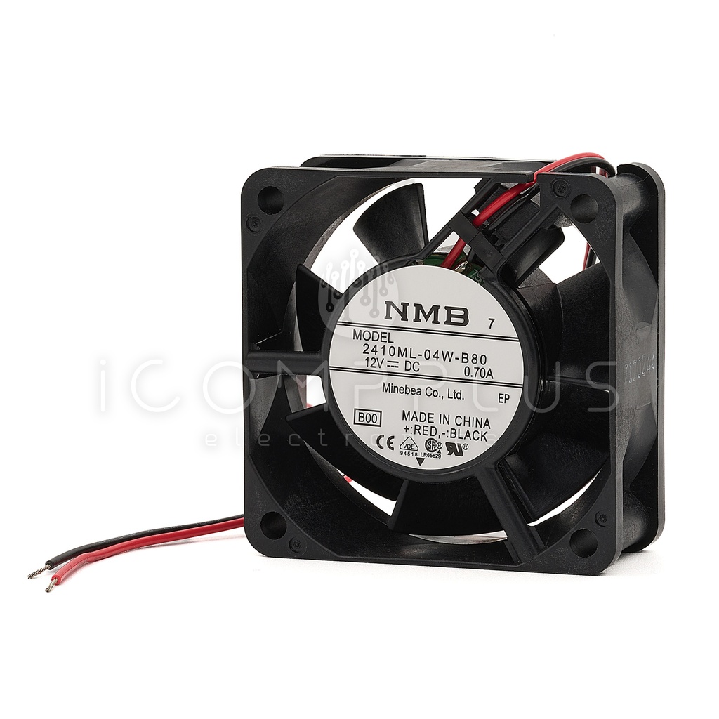 2410ML-04W-B80-B00 Fan Axial 60X25MM 12VDC Wire 46db