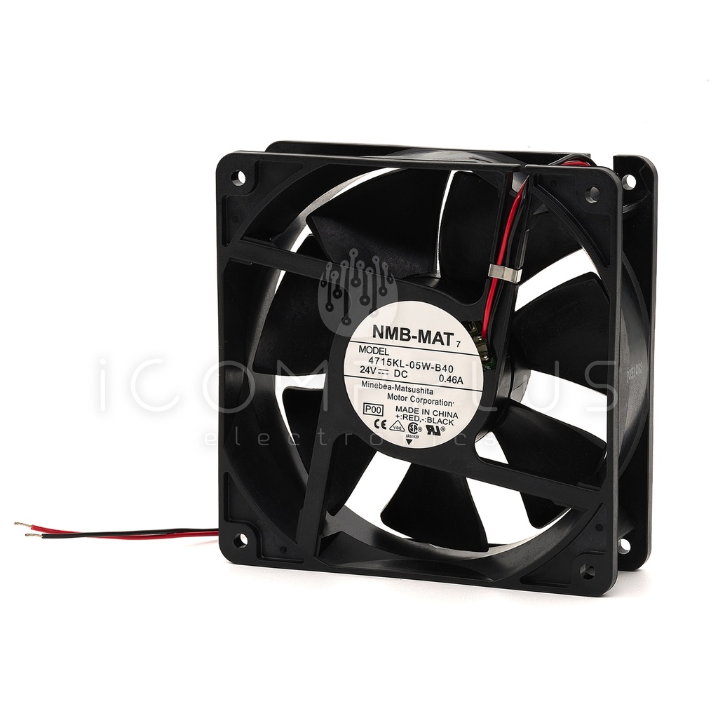 4715KL-05W-B40-P00 Ventilador Axial 24V 119x119x38.4mm 46.5dB
