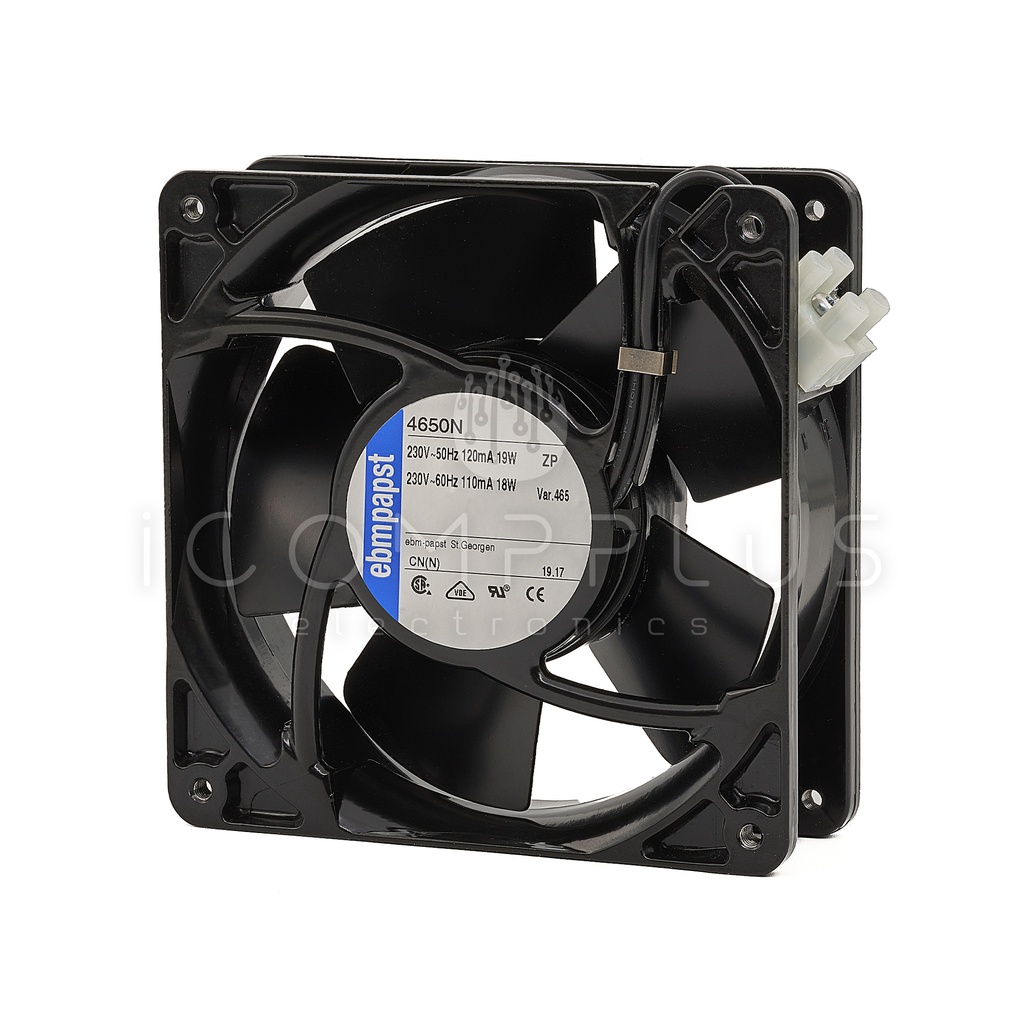 4650N Ventilador Axial 230VAC 119x119x38mm 46dB