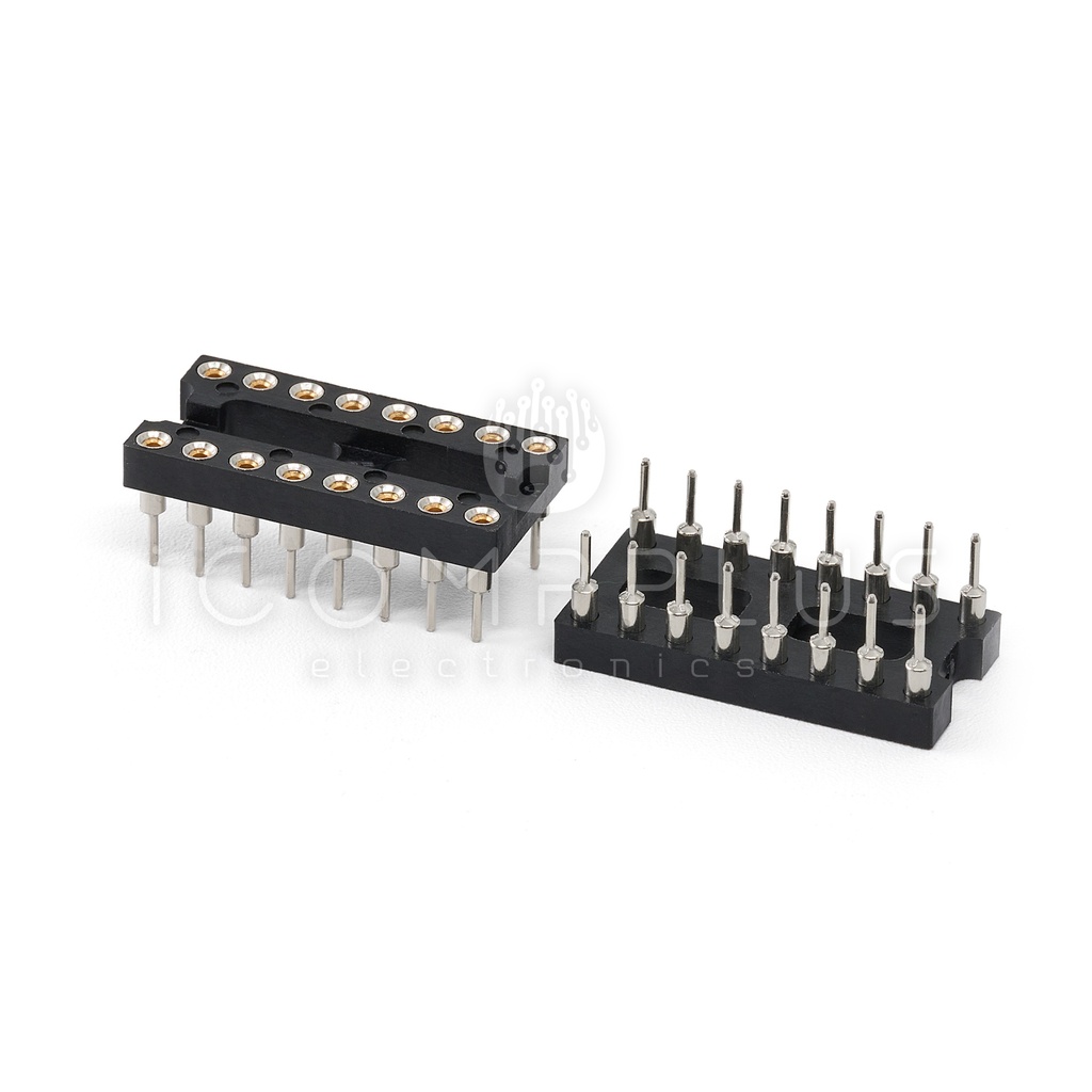 2-1571552-4 Zócalo DIP-16 2.54mm orificio pasante