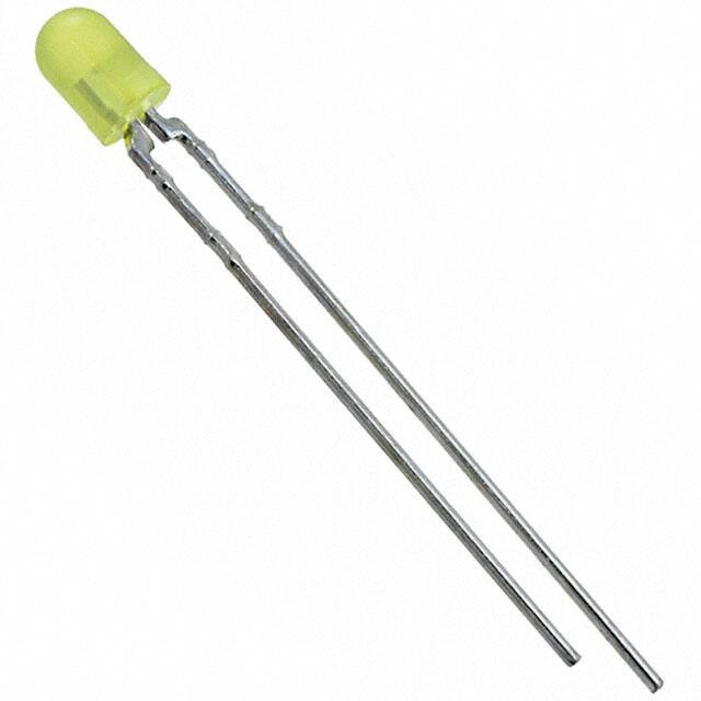 SLR-342YY3F LED Amarillo Difuso 3mm 2.1V 10mcd
