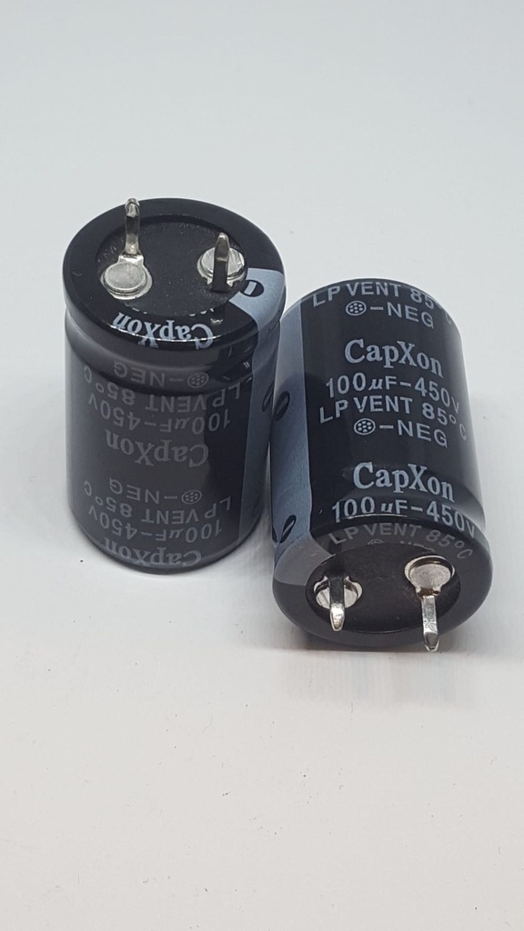 400400090 Condesador Electrolítico de encaje a presión 100uF 450V