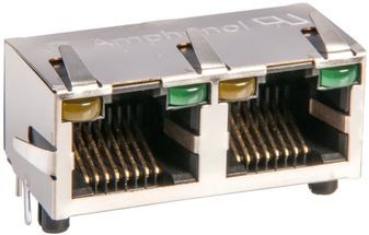 RJSAE-5381-02 Conector JACK RJ45 2 puertos 16 POS 1.27mm