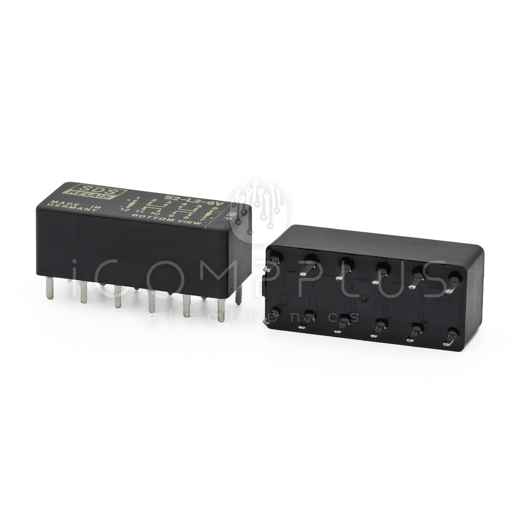 S2-L2-6V Rele Señal 6VDC 3A 4PST