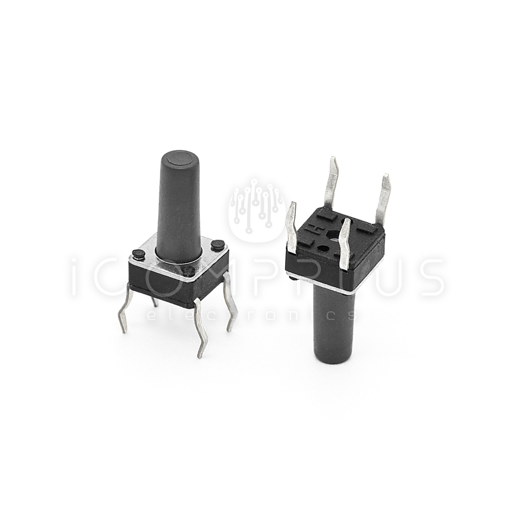 TS-065-N Pulsador Switch 6x6x13mm 4 Pines Vertical Dip