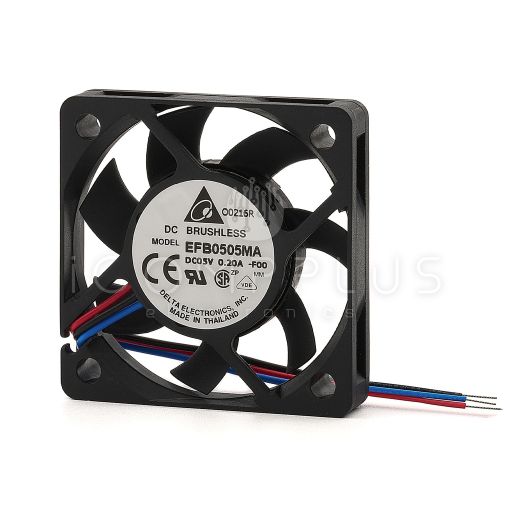 EFB0505MA-F00 Ventilador Axial 5V 25dB 50x50x10mm