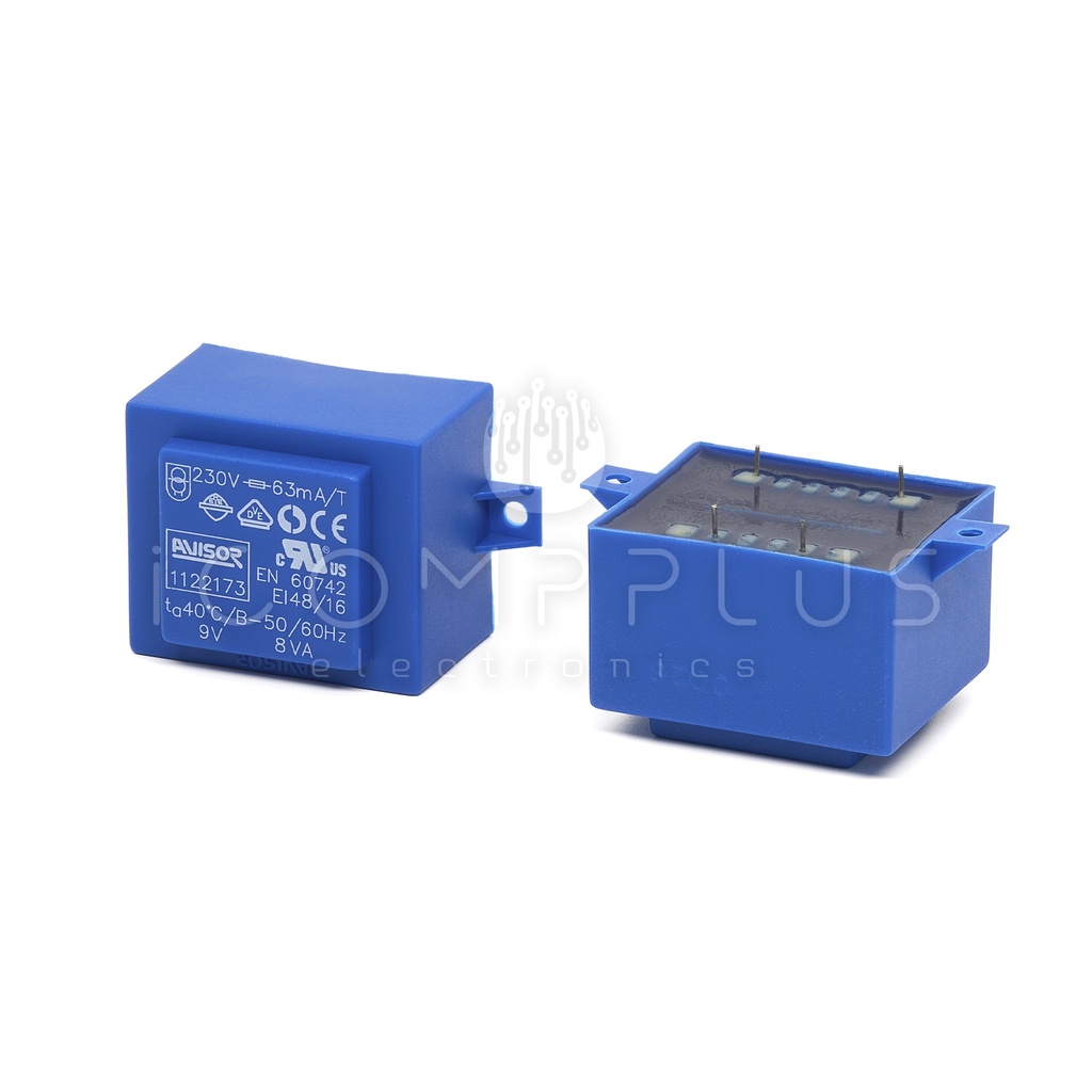 1122173 Transformador Encapsulado 9V 8VA 63mA
