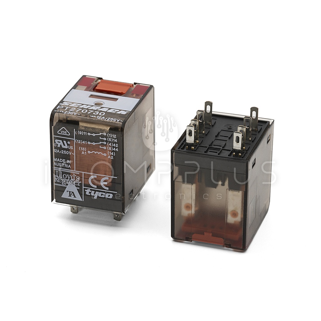PT270730 Rele Potencia 230VAC 12A DPDT