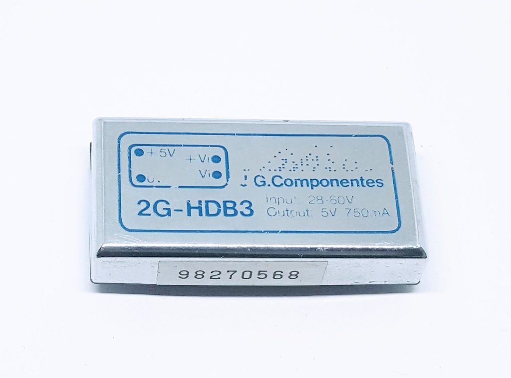 2G-HDB3 Converter DC-DC 5V 750mA