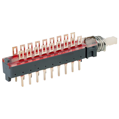 PBN-S4A35P-AAGC SWITCH 4POLE 12PIN ROHS