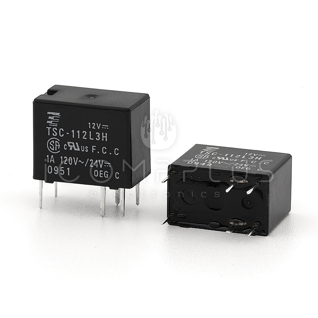 TSC-112L3H RELAY SPDT 1A 12V ROHS TE