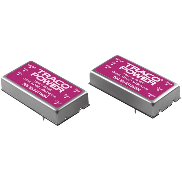 TEN20-2412WIN CONVERTER DC-DC 12V 20W