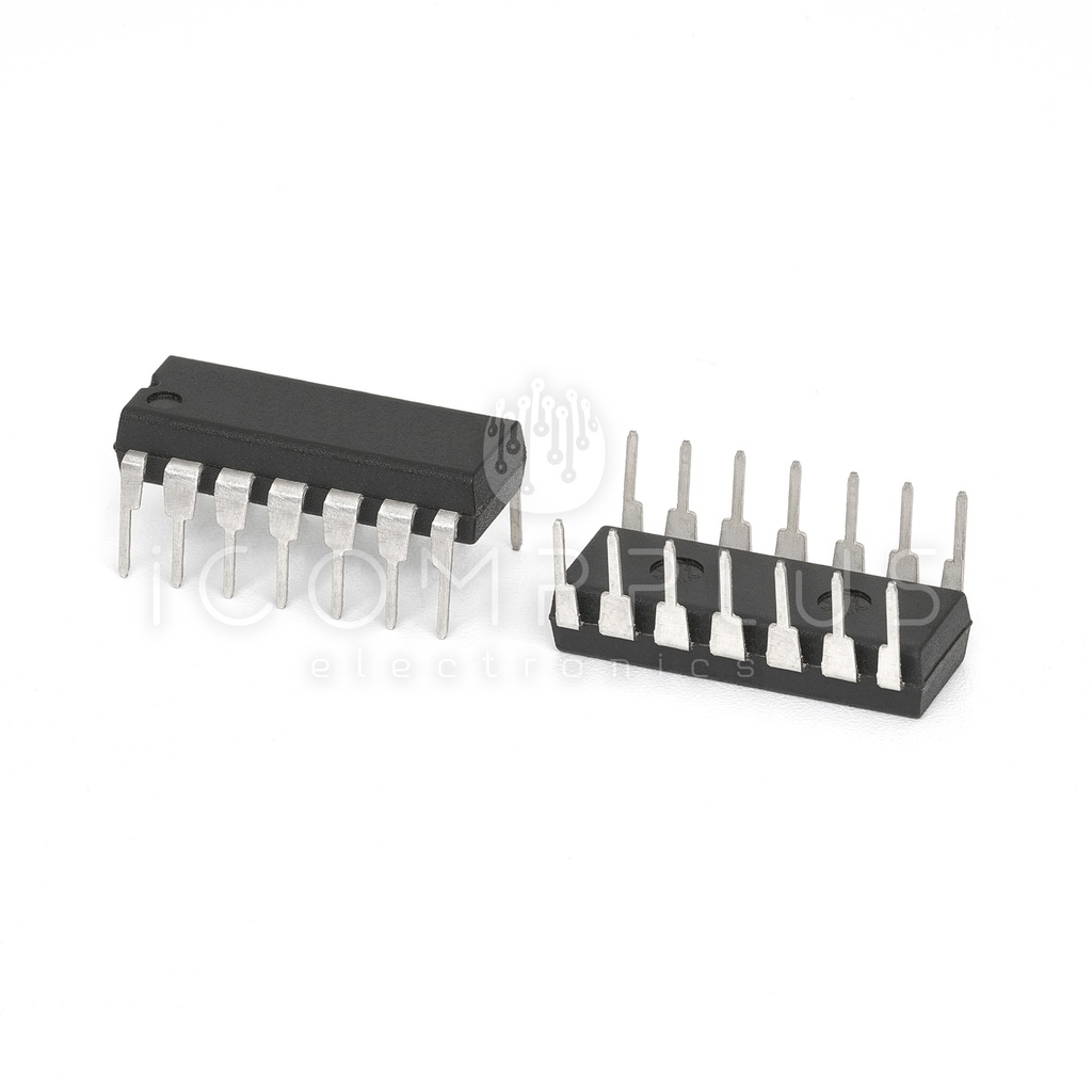 HEF4001BP,652 IC PDIP-14 Quad 2-Input NOR Gate