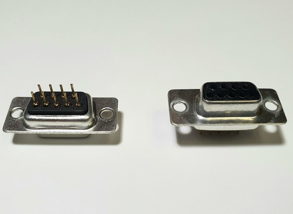 CSD9PN Conector sub-D Hembra 9 contactos soldar  ICOM