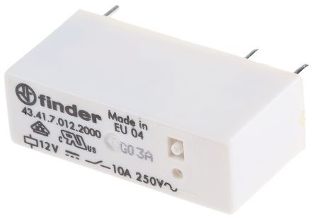 43.41.7.012.2000 Relay Power 12VDC 10A  FINDER