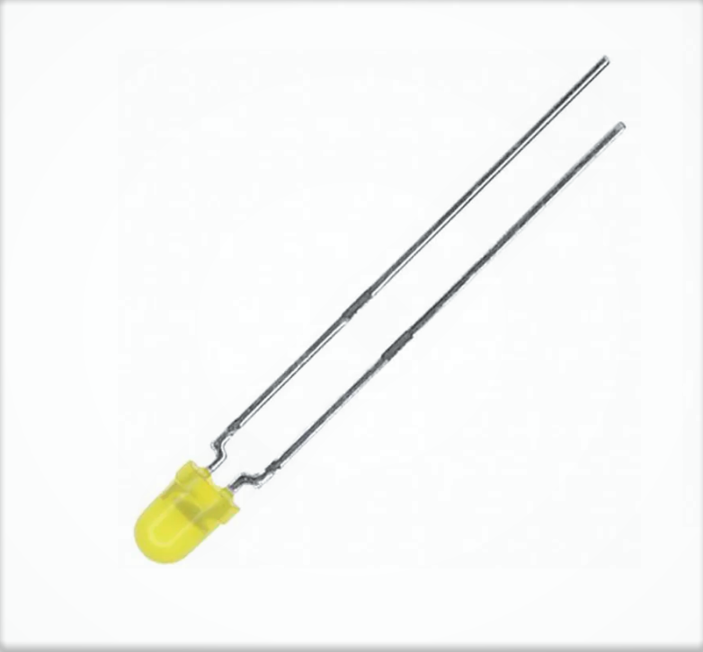 TLHY4405 LED Uni-Color Yellow 585nm T-1 2-Pin