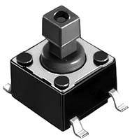 TSS61RLF Interruptor Táctil SMD redondo 50mA 12V