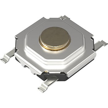SKQGAFE010 Interruptor Táctil SMD redondo 50mA 12V