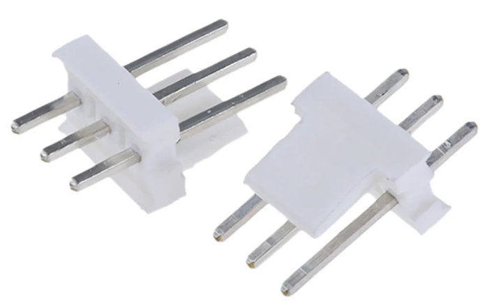640456-3 MTA-100 de 3 vías 1 fila paso 2.54mm para soldar Orificio Pasante
