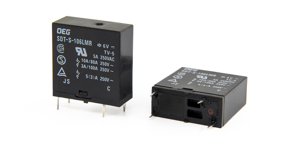 SDT-S-106LMR Rele 6VDC 10A SPST