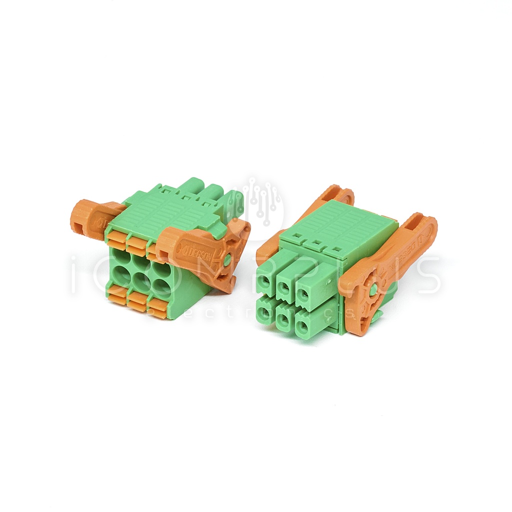 15EDGKNHG-3.5-06P-14-00Z(H) Pluggable Terminal blocks  Inominal 9.5A Vnominal (II/2) 320V 6 Contacts (3.5mm)