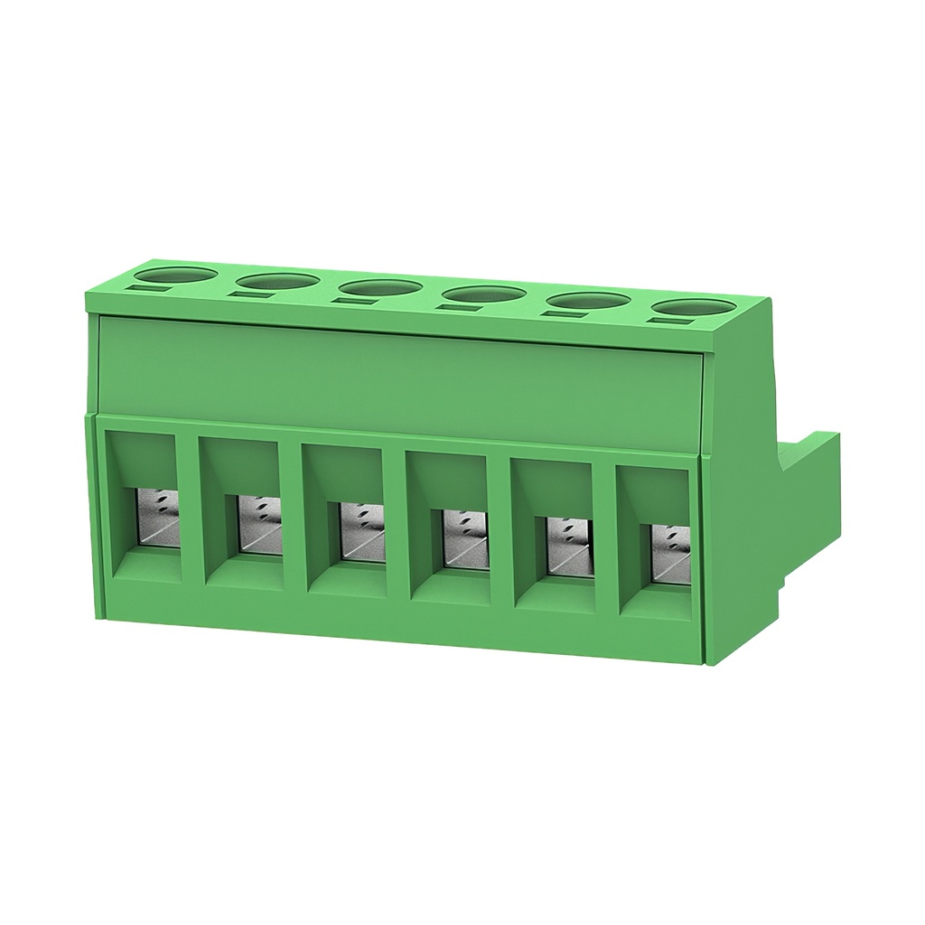 2EDGK-5.0-06P-14-00Z(H) Pluggable terminal blocks Inominal 20A Vnominal (III/2) 320V 6 Contacts (5.0mm)