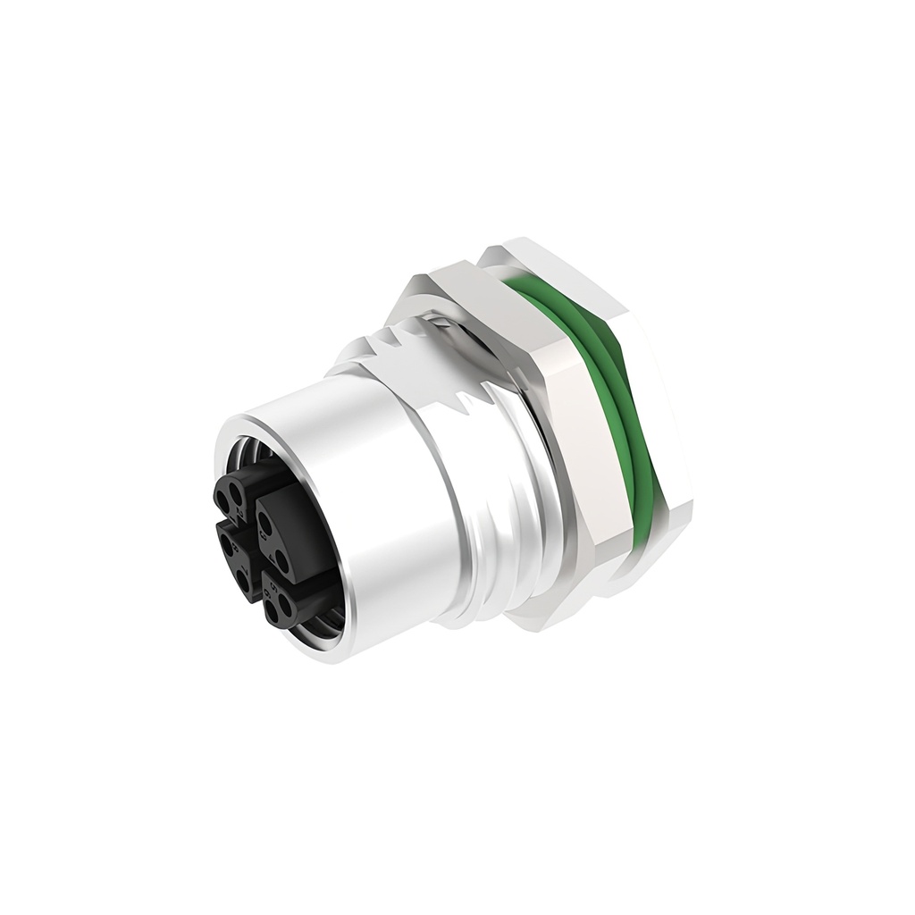 SPSH-M12X-08P-FF-SF7002-00Z(H) Conector Hembra M12 8 polos codificación X blindado