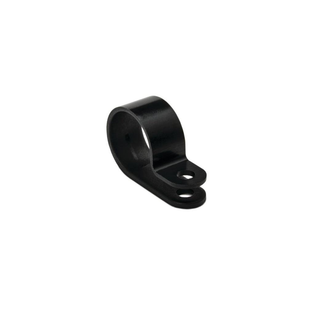211-60008 P-Clamp 0.39" Wide 0.63" Max Bundle Dia PA66HS Black
