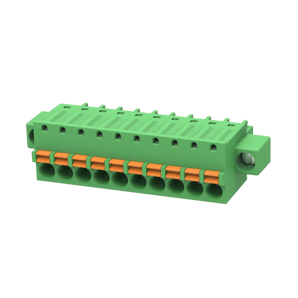 15EDGKDM-3.81-10P-14-00Z(H) Pluggable terminal blocks Inominal 12A Vnominal (III/2) 250V 10 Polos (3.81mm)