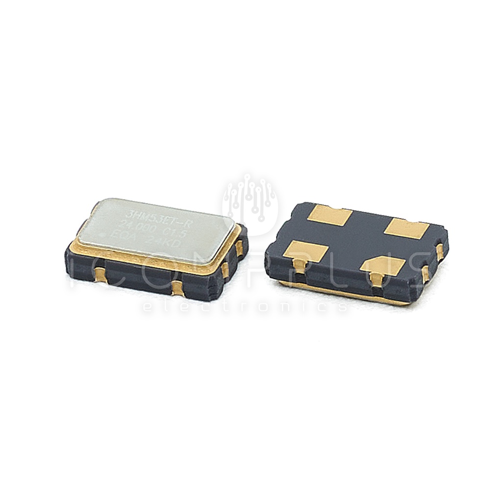 3EQHM53-ET-24.000R-C1.5 Oscillator 5.0x3.2x1.2mm Low-EMI 24Mhz 50ppm 3.3V