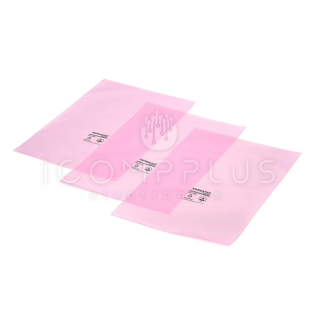 20-011-0812 Bolsa ESD Rosa sin ZIP 203x305mm 90um