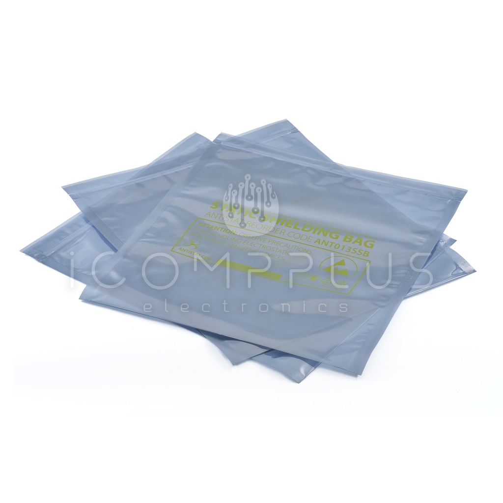 013-0008 Bolsa ESD de blindaje Zip 254x305mm 75um (Pack 100uds)