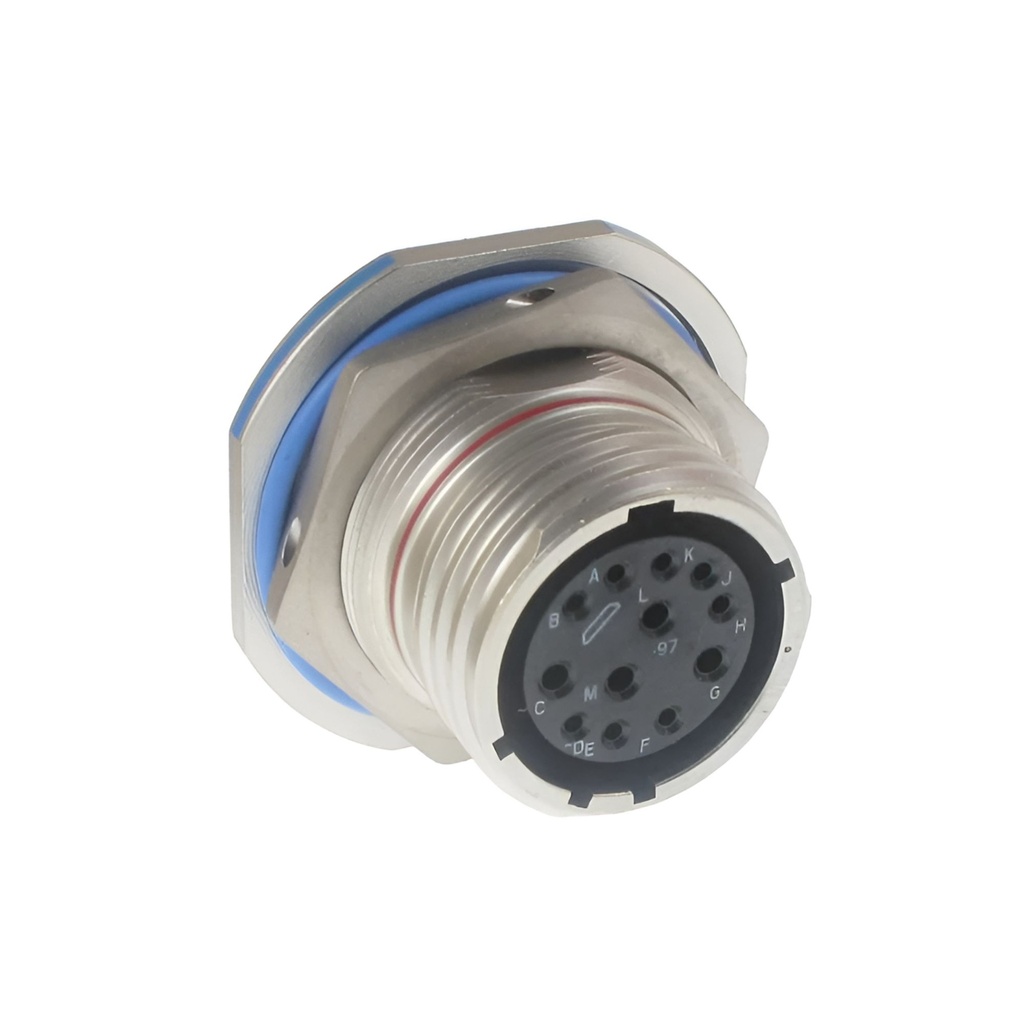 D38999/24KJ61PN Conn Circular  MIL SPEC Jam Nut Receptable  25-61 61-Contacts