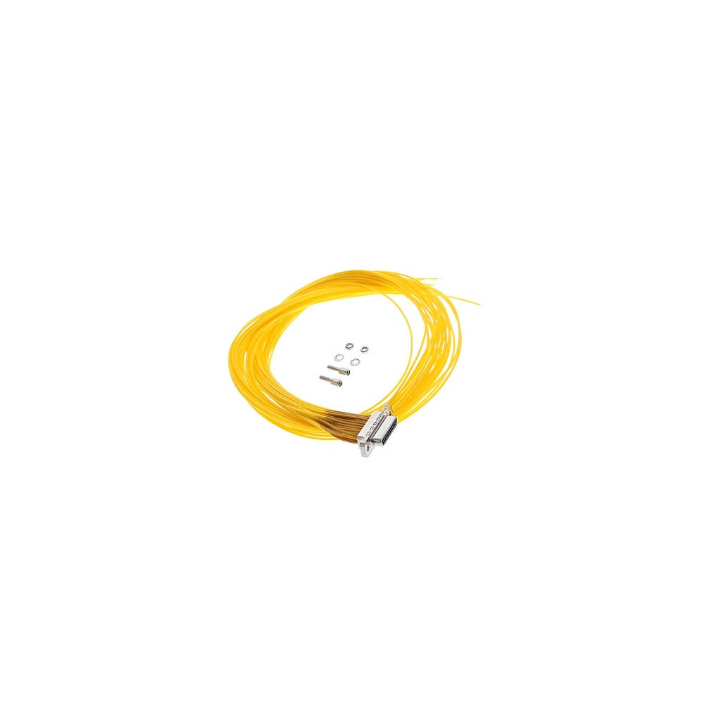 MDM-25PH001P Cable ASSY D-MIC-D Amarillo 25P 457.2MM