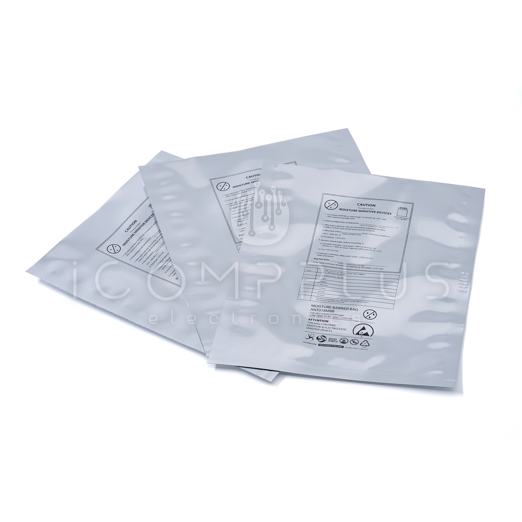 018-0120 Bolsa ESD barrera contra la humedad 152x203mm 92um (Pack 100uds)