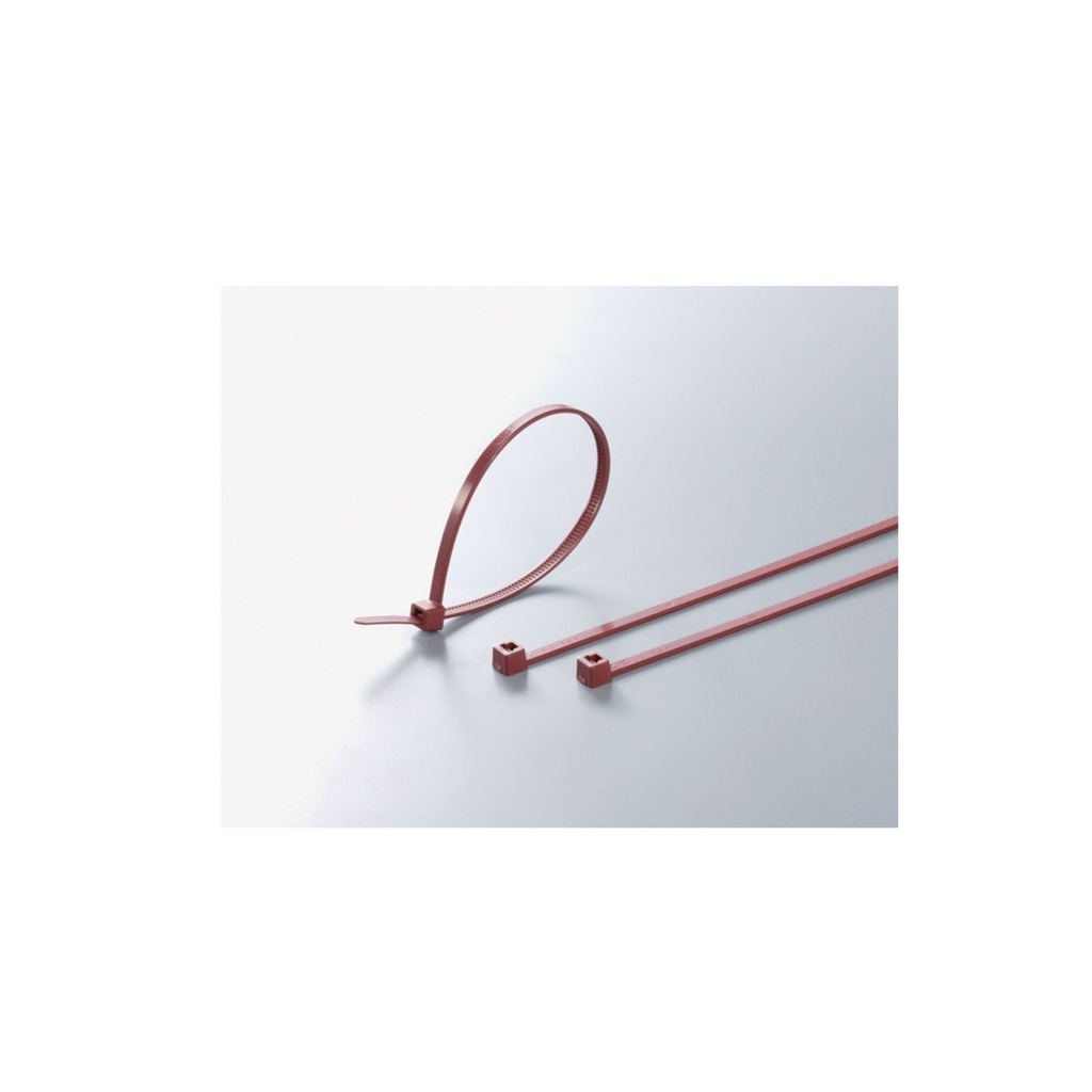 111-01402 Brida Rojiza Dentado Interno 301x4.8mm D=10-80mm