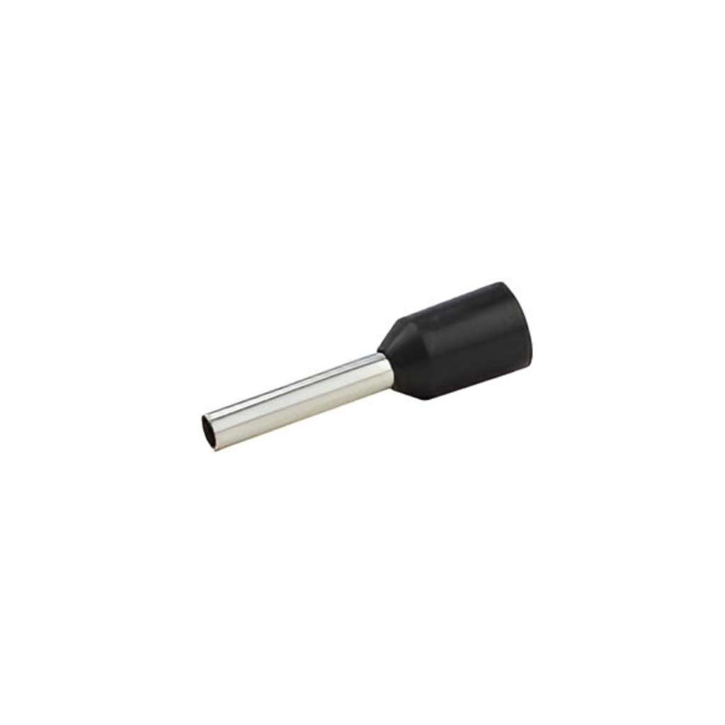 TE-1.50 Puntera Aislada Negra 1,50mm² 16 AWG 14mm