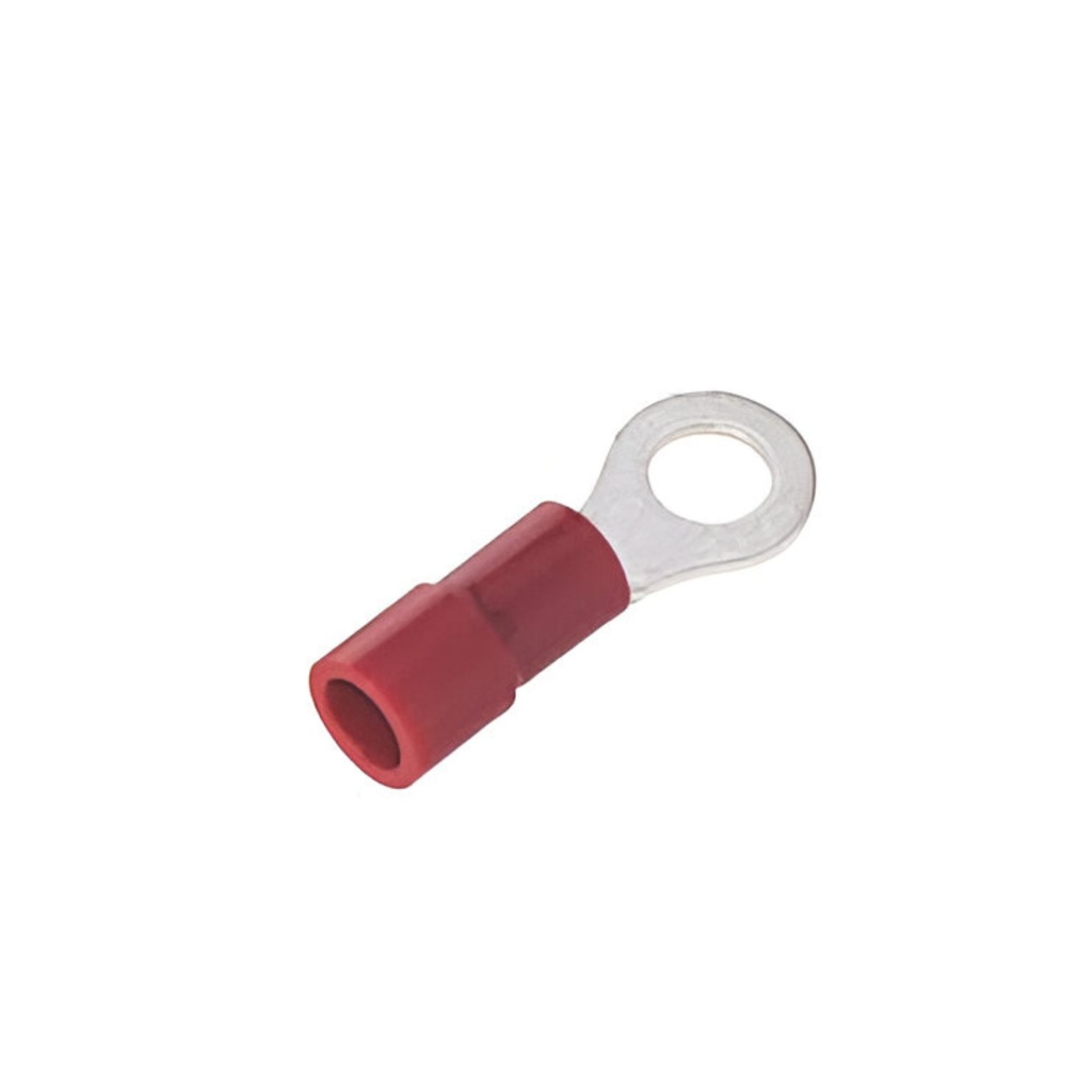PVCC-15037-1 Round Red Insulated Terminal 0.5-1.5mm² 20-16 AWG  D=3.7mm