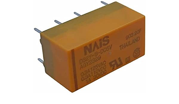 DS2Y-S-DC5V Rele Señal 5VDC 2A DPDT