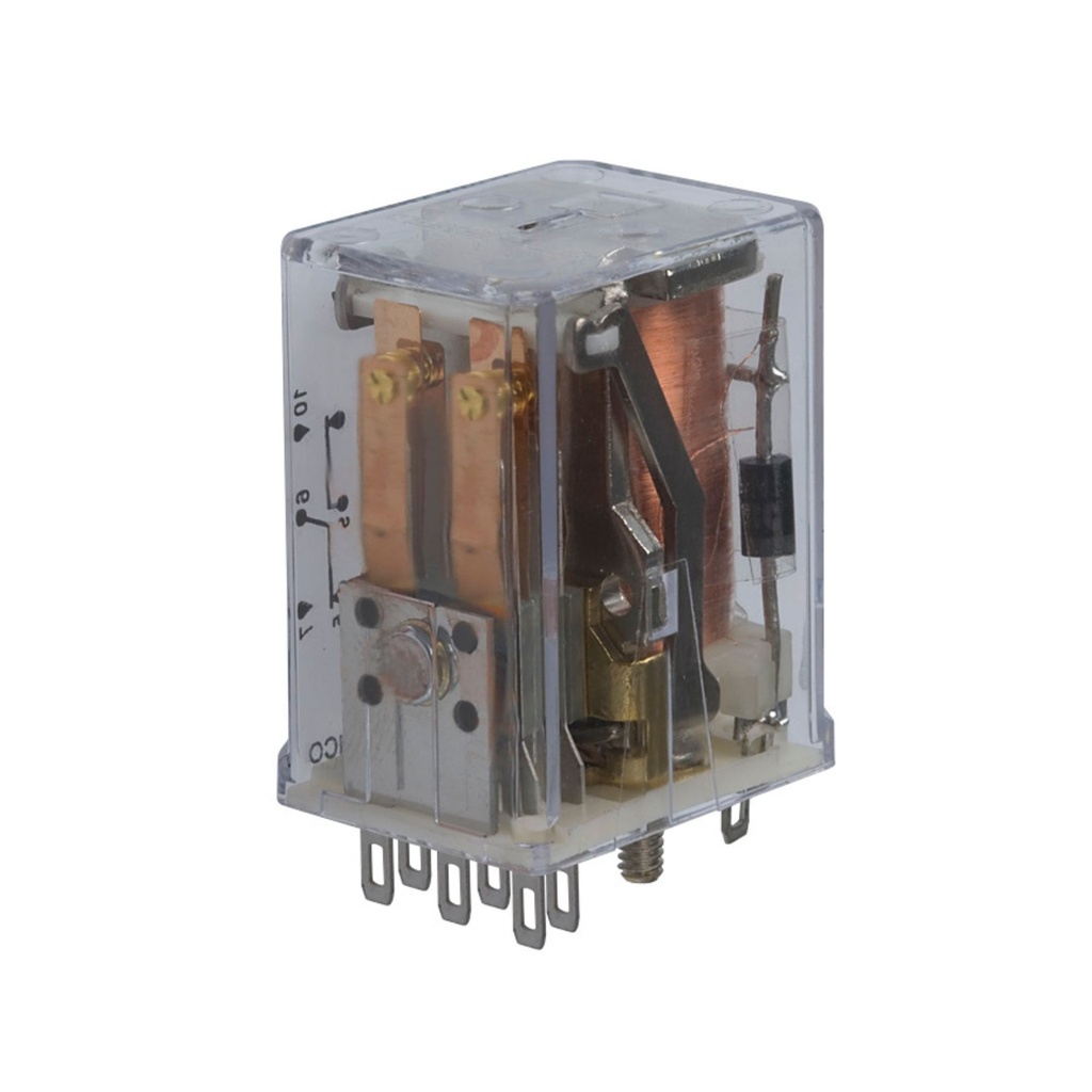 R10-E1X6-V90 POWER RELAY 6PDT 12V 5A  90 OHM